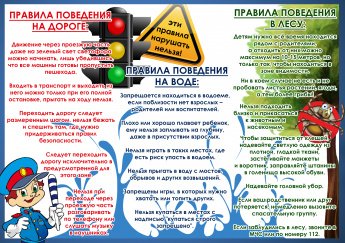 Правила поведения для детей